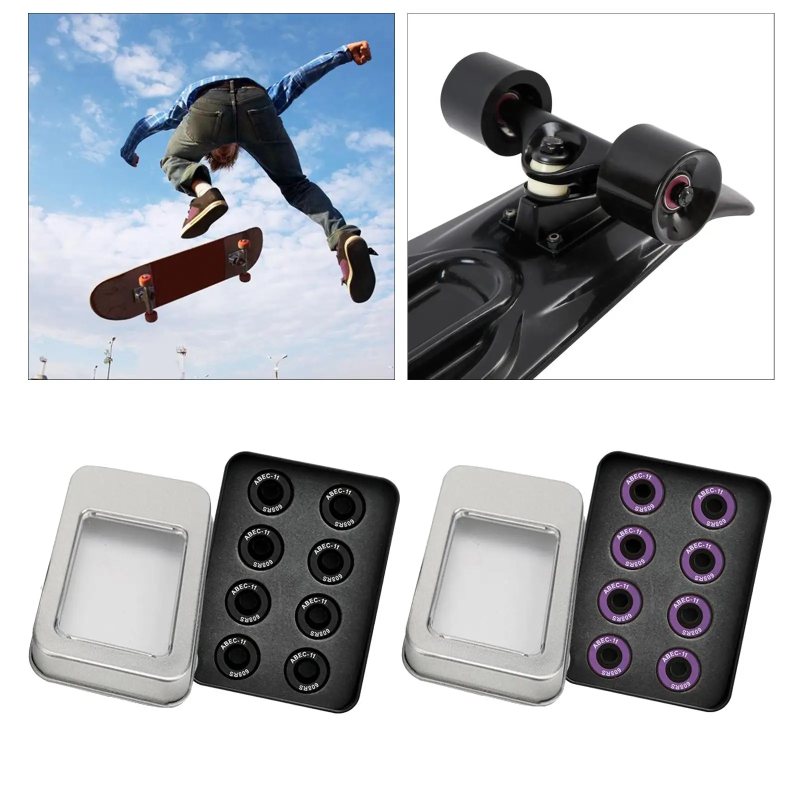 

Керамические подшипники ABEC-11 608RS для роликовых самокатов скейтбордов