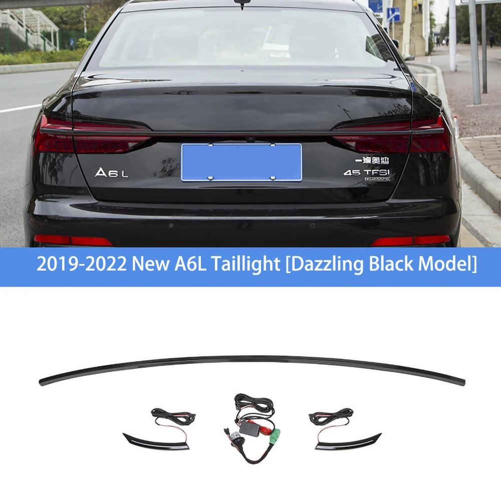 LED Taillight for Audi 2019-2022 A6 C8 Dynamic Flow Tail Light A6LED Streamer Tail Light Brake Light Warning Light