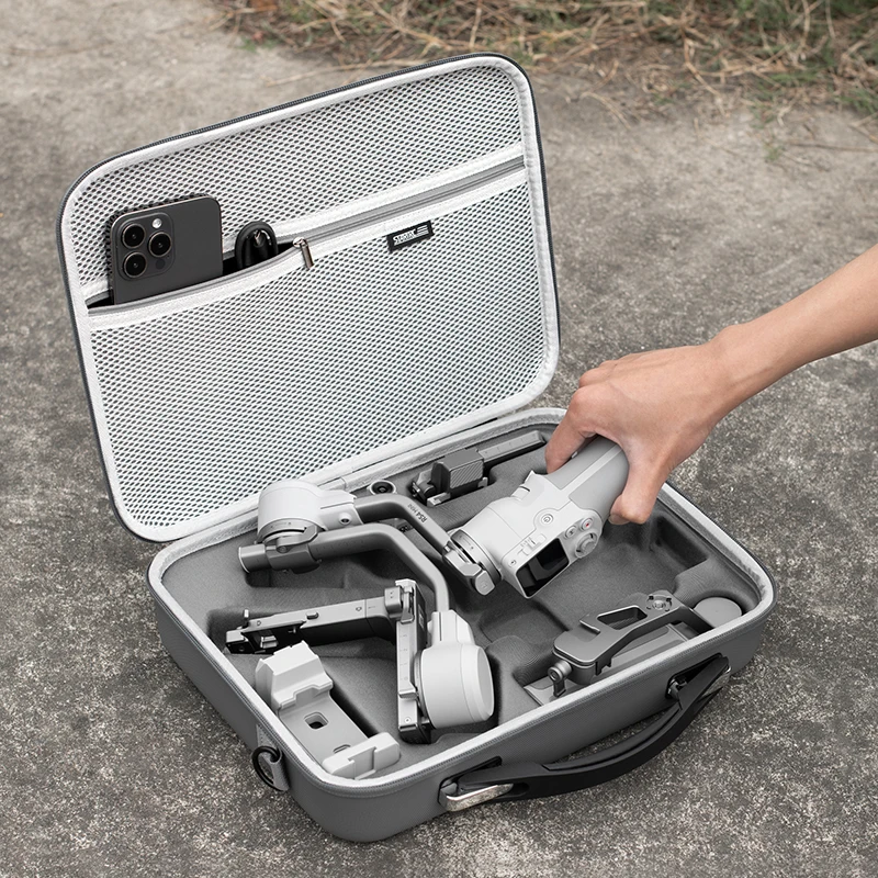 ل DJI RS4 حقيبة التخزين الصغيرة حقيبة حمل المحمولة الصلب صندوق محمول حقيبة سفر Ronin 4 MINI مثبت أفقي الملحقات