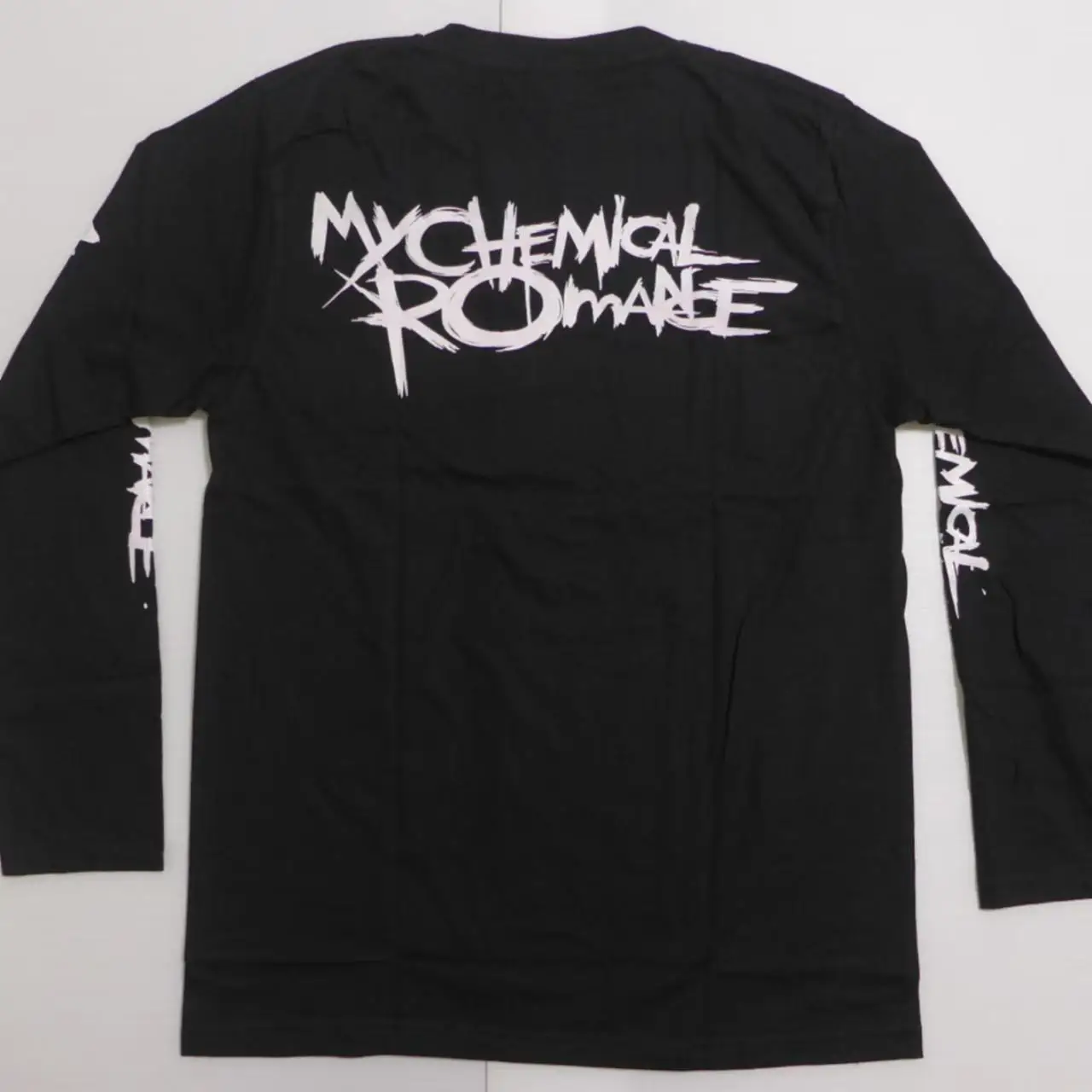 

Men's Y2K Streetwear Anime Graphic Print T-Shirt Harajuku Black Vintage Long Sleeve Oversized Fashion Cotton Top Tee