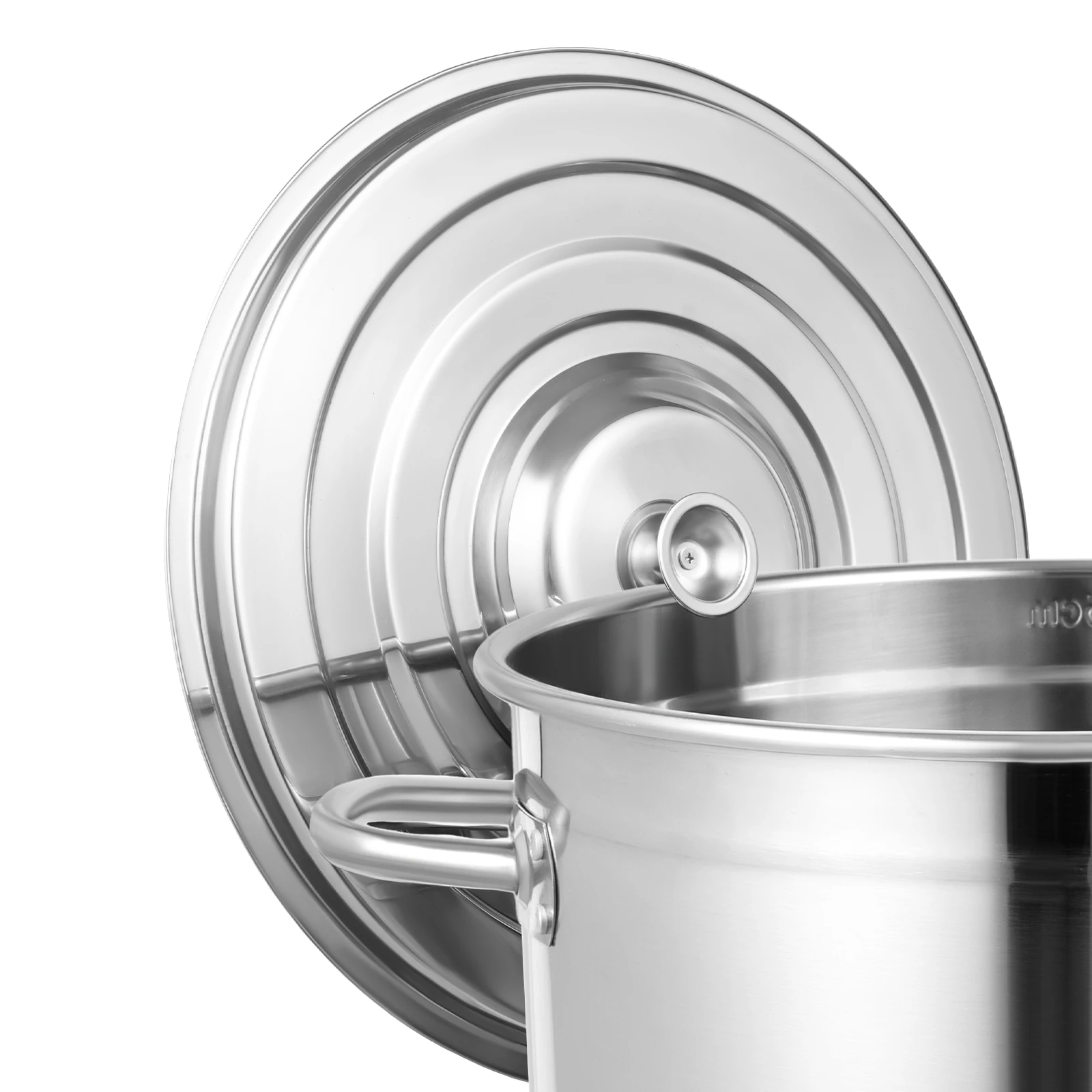 وعاء مخزون فضي 35 لتر/9.25 جالون من الفولاذ المقاوم للصدأ شوربة مطبخ كبيرة مطعم طبخ كبير لتخزين الحساء والنبيذ والأرز والدقيق والشاي