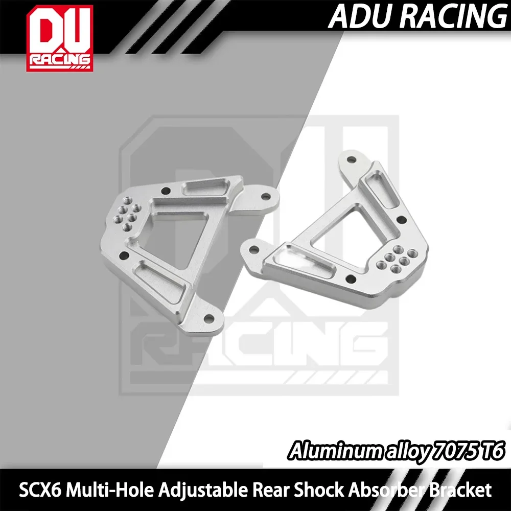 ADU AXIALE 1/6 SCX6 JEEP Multi-Hole Verstelbare Achter Schokdemper Beugel Aluminium 7075 T6 Materiaal RC Auto Onderdelen