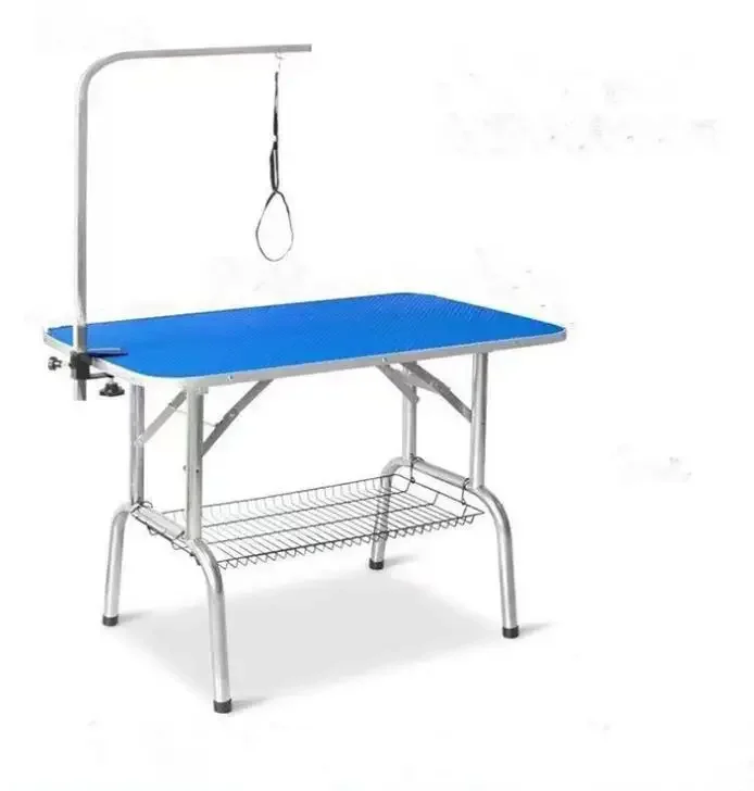 

Wholesale professional veterinary equipment stainless steel portable collapsible pet dog grooming tables