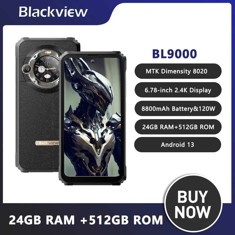 Blackview Bl9000 robustes Telefon 6.78 