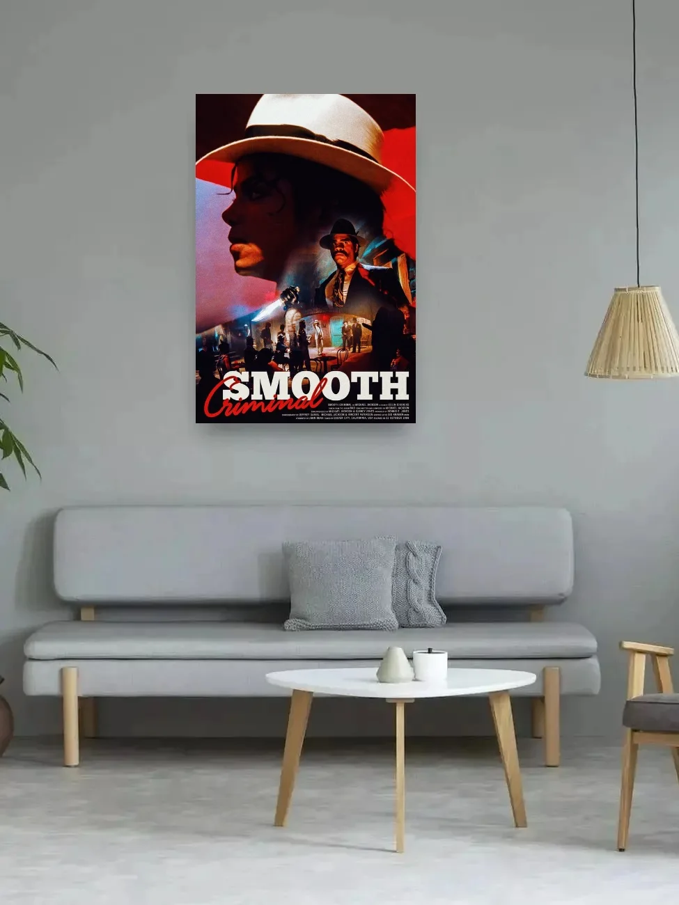 1988 Michael Jackson Smooth Criminal Movie, Art Picture Print Silk Poster, Home Wall Decor