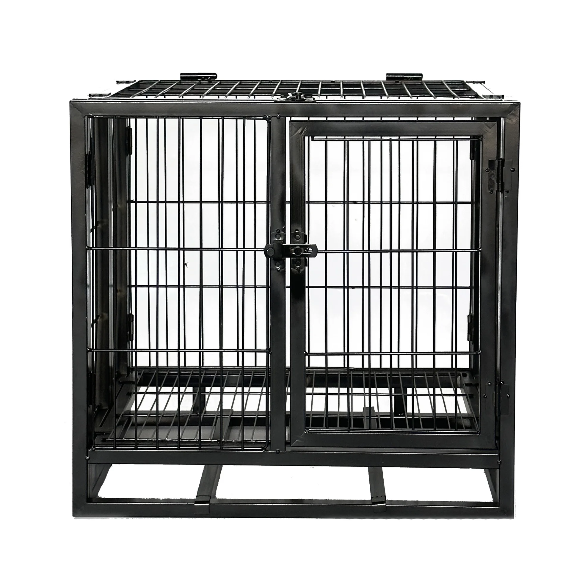 

Size can be customized, cat and dog pet cage square tube thickened top skylight with toilet thickened anti-theft cage