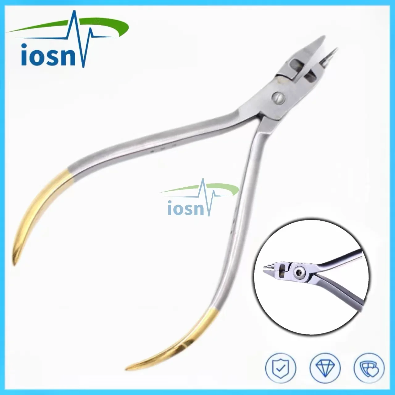 Dental Kim Combination Pliers with Cutting Trapezoidal Tip Arch Wire Bending Forming Pliers Dentist Orthodontic Tools Forceps