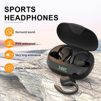 Original Drahtlose Kopfhörer Ture Drahtlose Ohrhörer Ohr Haken Sport HiFI Stereo Wasserdichte Headset Mit Mikrofon TWS Kopfhörer