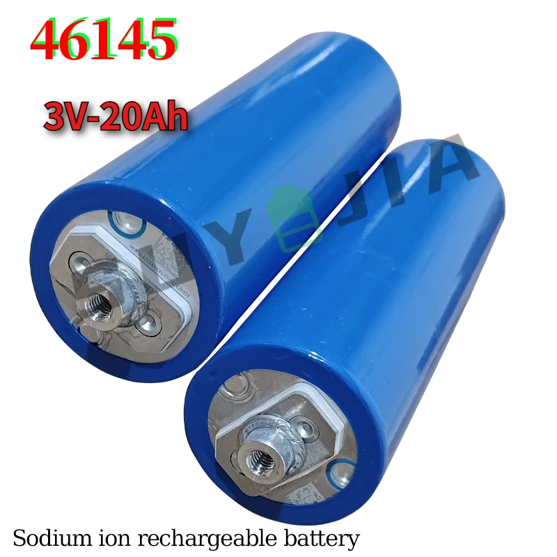 3V 20Ah 46145 Sodium Ion Rechargeable Battery High and Low Temperature Resistant Solar Energy Storage Starting Power Supply