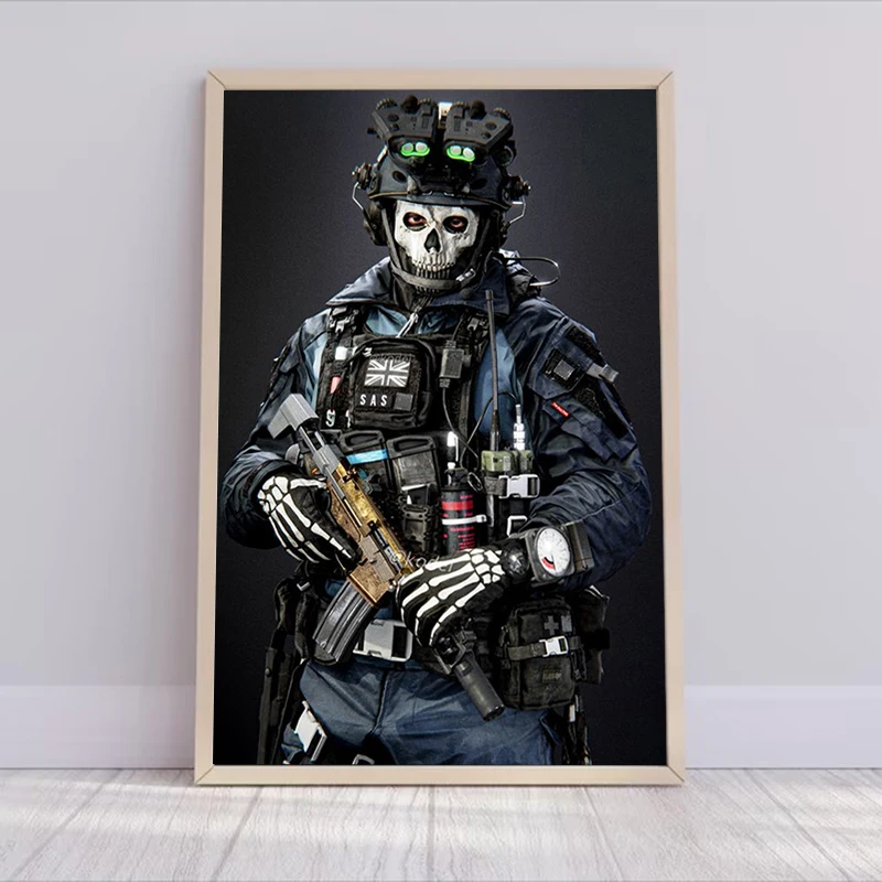 Call of Duty Game Poster Decorative Pictures for Living Room Decor Decorative Prints Wall Painting on Canvas Wall Art Posters