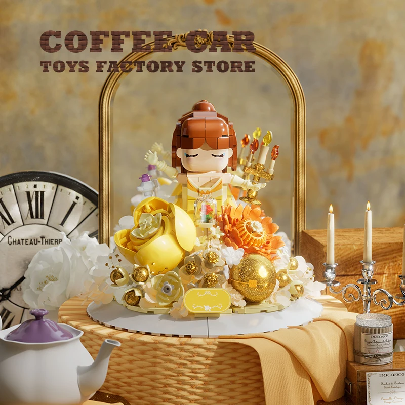 Cute Fairy Tale Princess MOC Bricks Model Anime Movie Scene Building Block Dolls Cartoon Action Figures Toys Girl Kids Gifts NEW