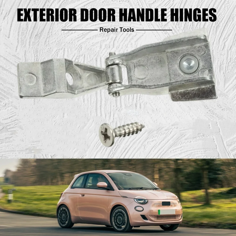 

1/2PC Car Outer Door Handle Hinge Repair Kit For Fiat 500 Car Exterior Accessories Exterior Door Handle Cover Repair Tool