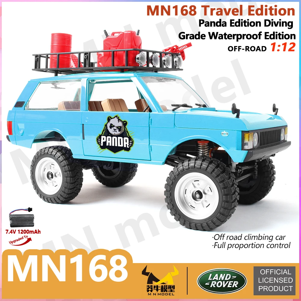 MN168 RC سيارة 1:12 مقياس كامل RTR نسخة MN نموذج 2.4G 4WD 280 محرك متناسب على الطرق الوعرة RC سيارة التحكم عن بعد للأولاد هدايا