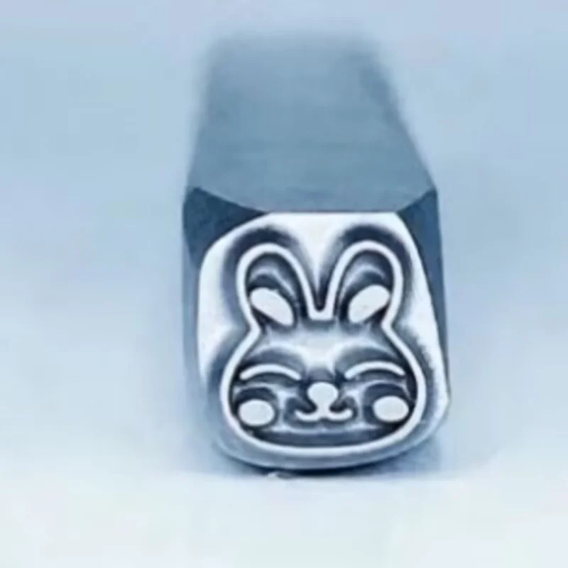 Jewelry Stamp Bracelet Ring Engraving Mold Rabbit Pattern Jewelry Steel Stamp Gold and Silver Jewelry Tools