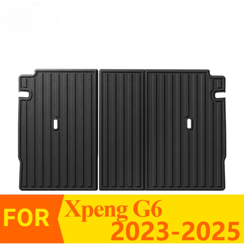 New Arrivals Premium waterproof non-slip 3D TPE Seat Back Mat for Xpeng G6 2023-2025，All Weather Dustproof Black Luxury Interior
