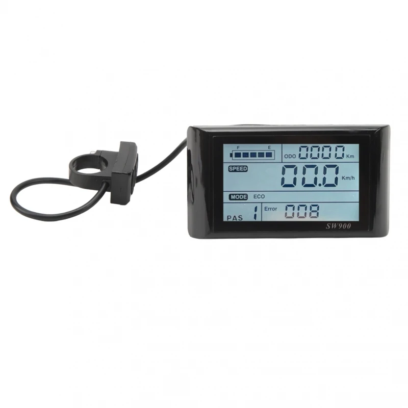 AliExpress NONE Electric Bike LCD Display 5 Pin 24V 36V 48V Lightweight Waterproof Electric Bike Display Panel Screen