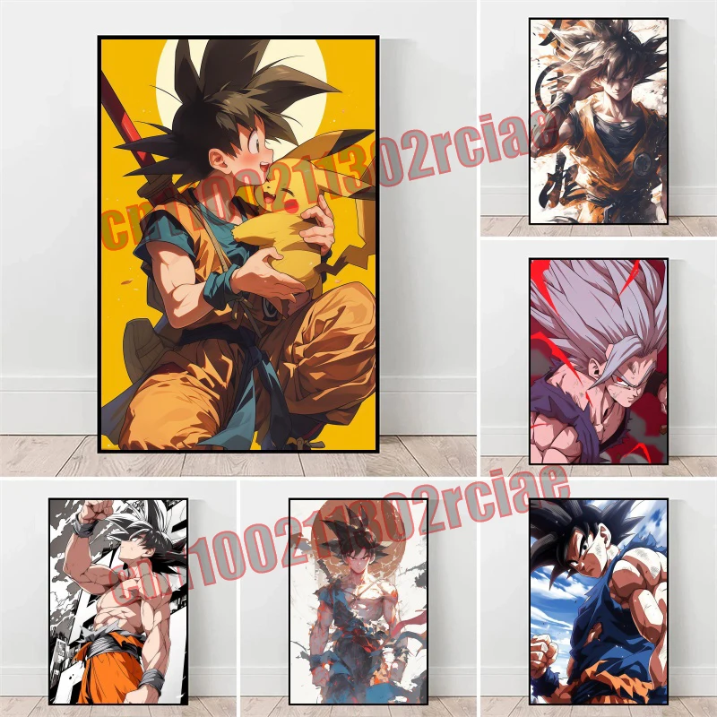 

Classic Hot-blooded Anime Dragon Ball HD High-quality Art Poster Canvas Painting Suitable for Bedroom Living Room Decoration
