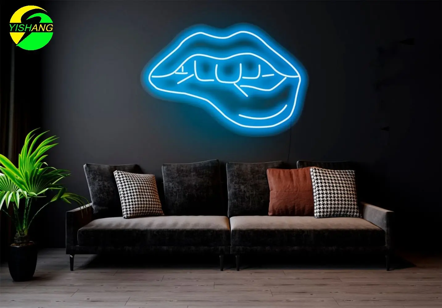 Sexy Lips - LED Neon Sign, Wall Decor, Wall Sign, Neon Lights, Kiss Lips Neon Light, Kiss Neon Sign, Lips Neon Sign