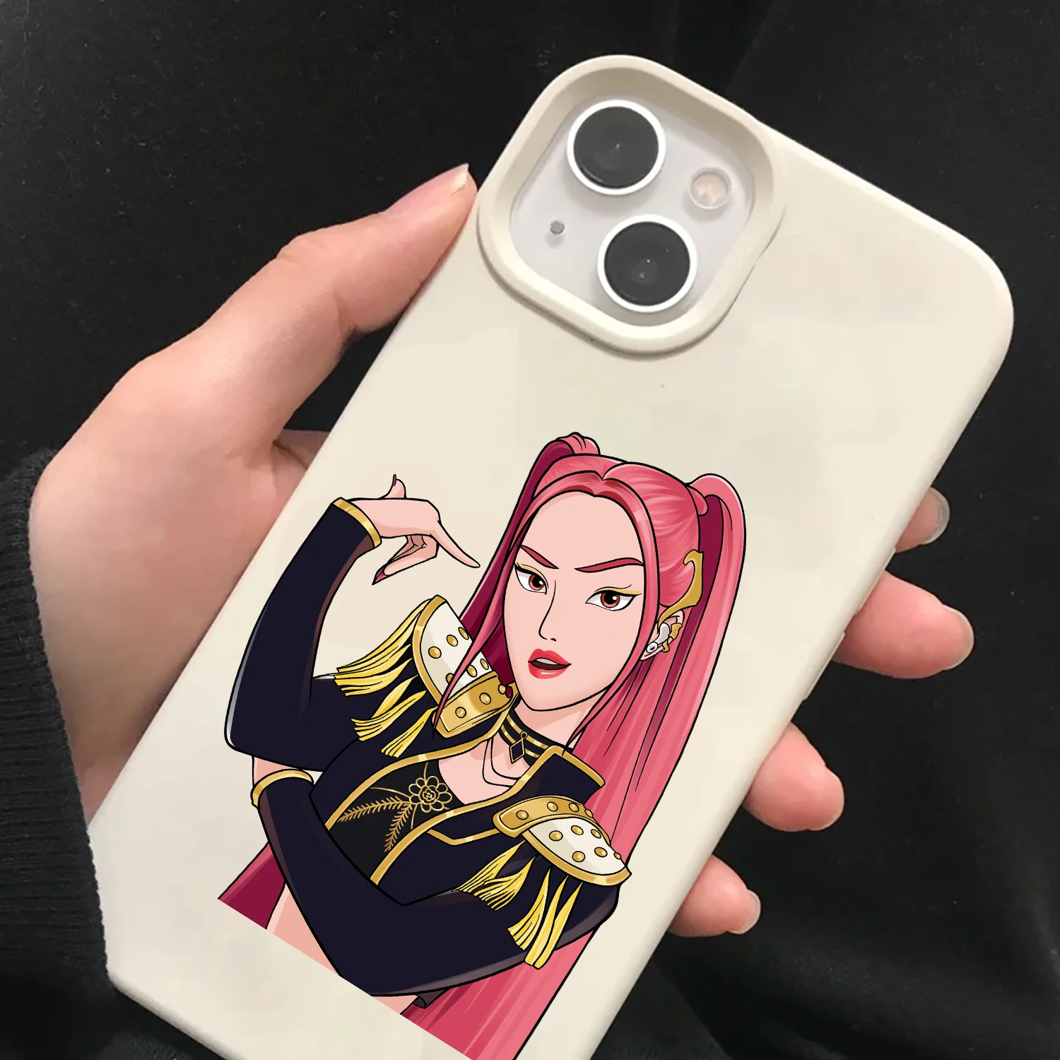 8PCS Cartoon New Demon Hunting Girl Collage Sticker Creative Graffiti Phone  Waterproof PVC Fashion Style Invitation Sticker