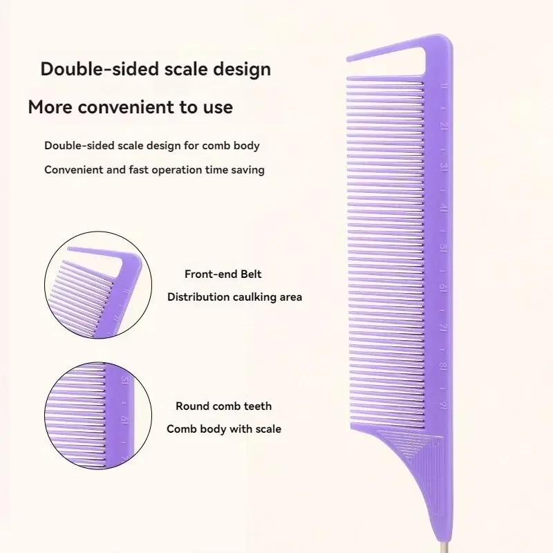 vvocci Three-row Needle Mouse Hair Brush Eyebrow Brush Tool Set Sharp Comb Toothbrush Hair Comb-tail New Three-piece Steel Tail