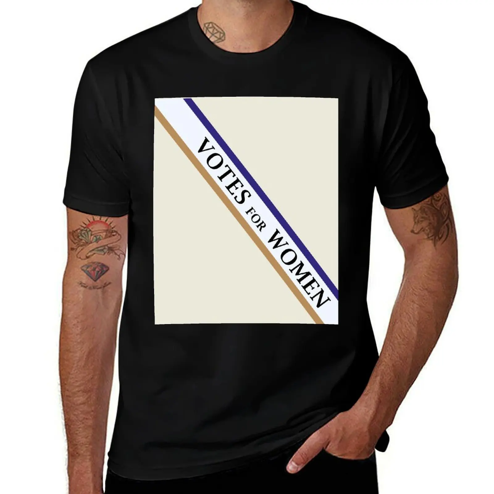 

Votes For Women - Purple/Gold T-Shirt t shirts designer man t shirt designer cotton t shirts high quality T-shirt