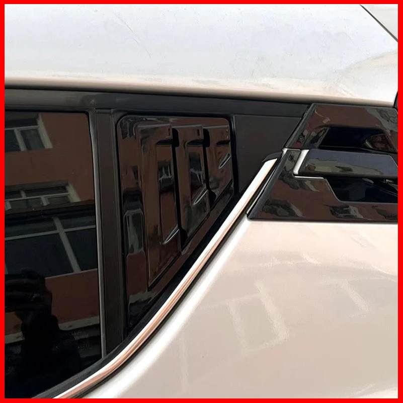 Car Styling For Toyota CH-R CHR 2016-2018 Rear Window Blind Shades Louver Sill Vent Decorative Cover Trim Auto Accessories
