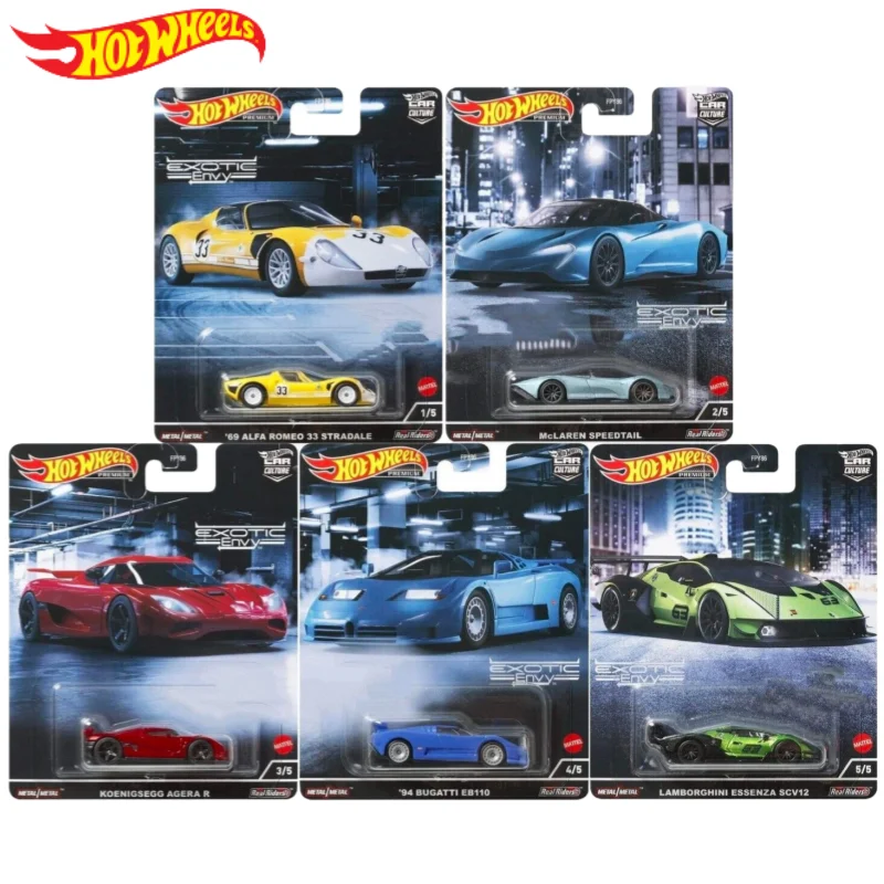 

Hot Wheels FPY86M Diecast Alloy Supercar Set 1/64 Scale Collectible Koenigsegg Model Car Toys for Boys Kids Gifts Hobby