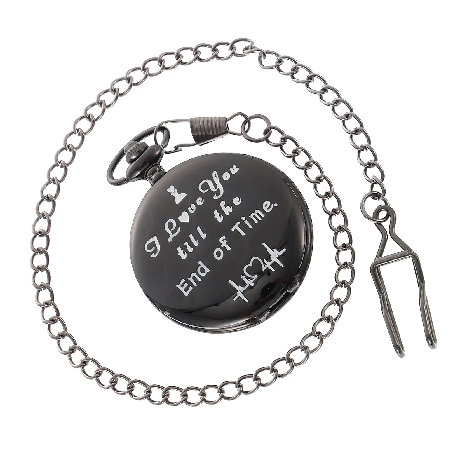 

Portable Watch with Chain Good Material Accurate Timing Safe Longer Use Match Different Clothing Styles Confidence