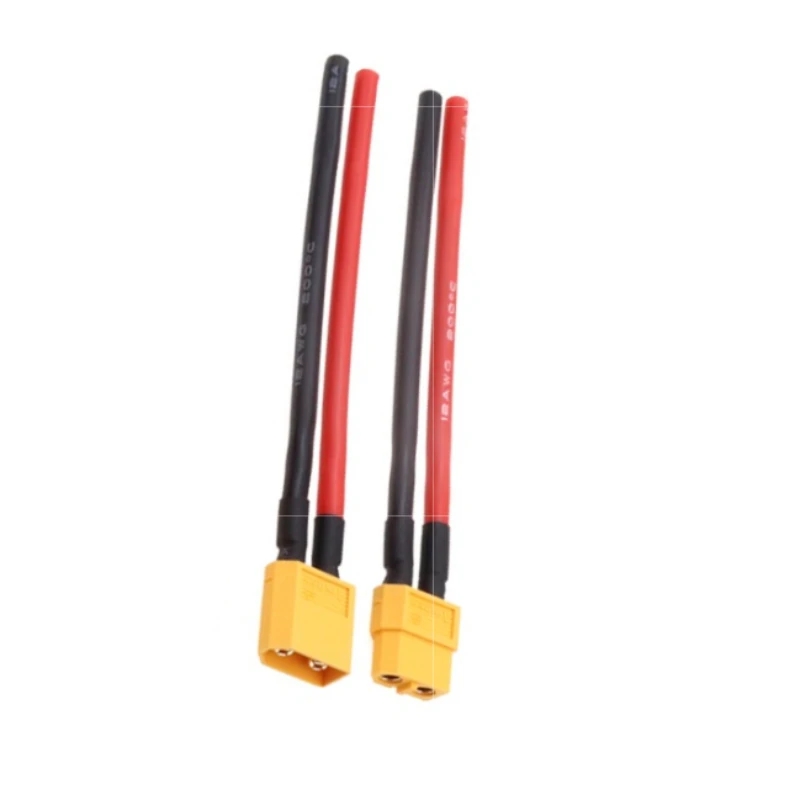 

12AWG XT60 Male Female Conversion Plug Connection Cable With Silicone Extension Lead Wire Battery Connector To 10CM/20CM/30CM