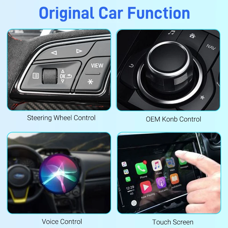 2in1 NEW Wireless CarPlay Android Auto Adapter Smart Mini Box Plug And Play WiFi Fast Connect Universal For Audi Toyota etc.