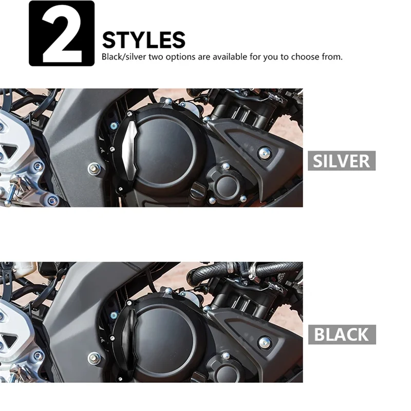 

Motorcycle Engine Protector Slider Cover Protection Cylinder Guard For MT-125 XSR 125 2021- MT125 XSR125(A) Replacement-A