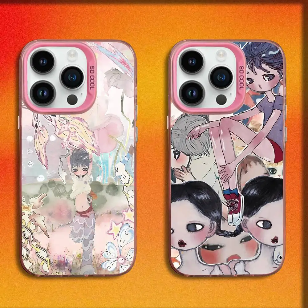 

A-Aya T-Takano A-Art Phone Case For iPhone 17,16,15,14,13,12,11,Pro,Max,Plus,E,SE4,Air,Mini Pink IMD Box