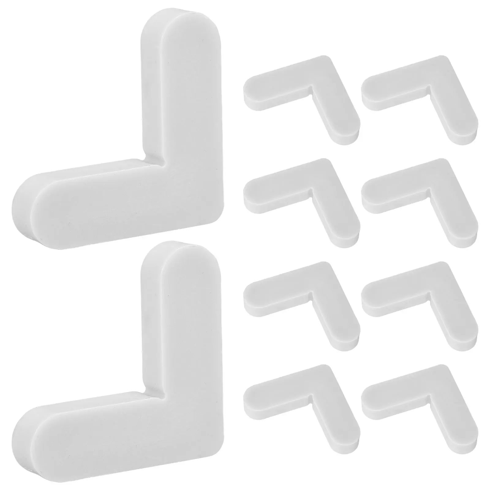 10 angoli per schermo per finestra in nylon Staffe ad angolo fisso da 90 gradi Colore bianco Sostituzione angolare del telaio dello schermo con forte durata