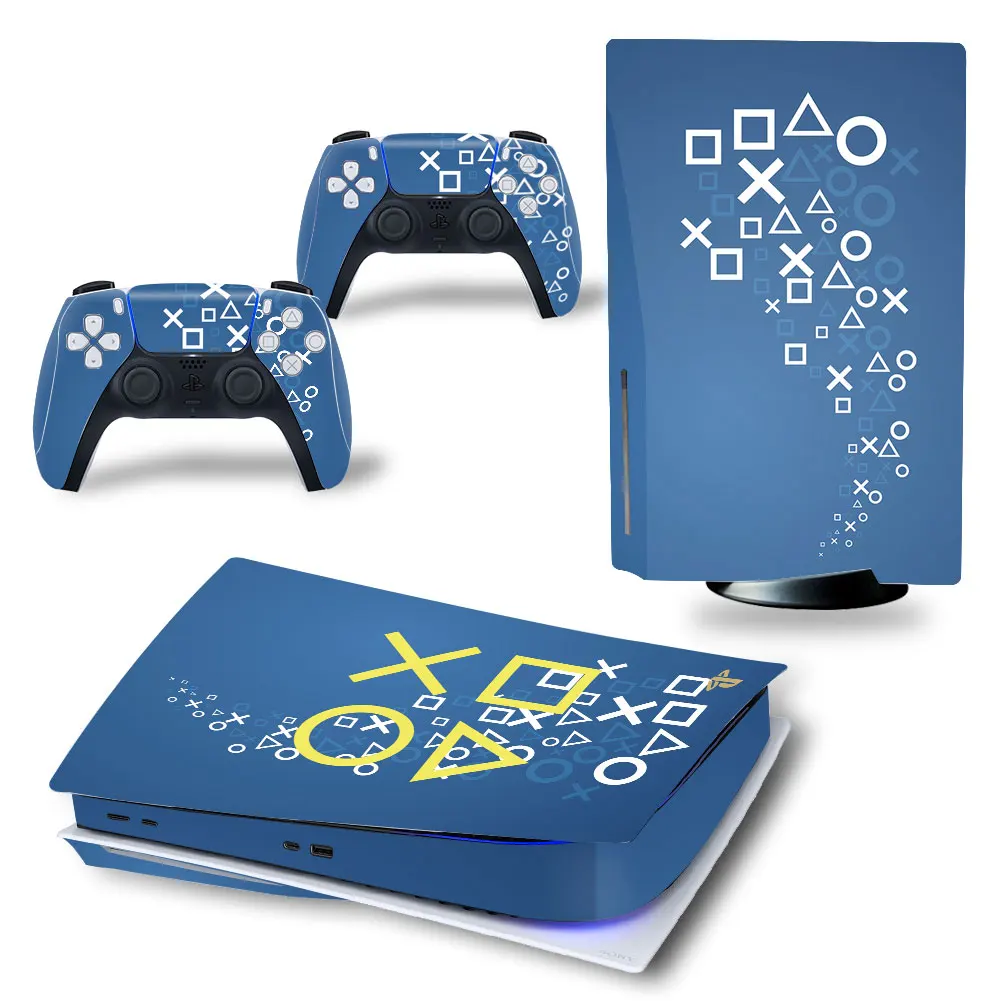 

Decal Sticker For PS5 Standard Disc Edition Skin Cover for Sony PlayStation 5 Console & 2 Controllers PS5 Skin Sticker Vinyl