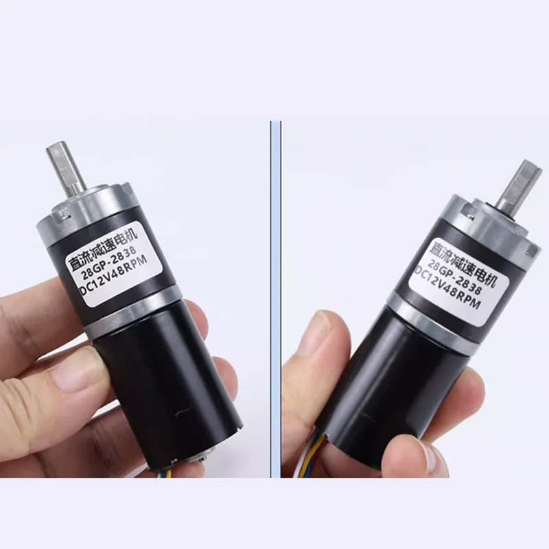 50KG 28MM 2838 Planetary Dear Brushless DC Reduction BLDC Motor 12v24v miniature adjustable speed forward and reverse 9-1200rpm