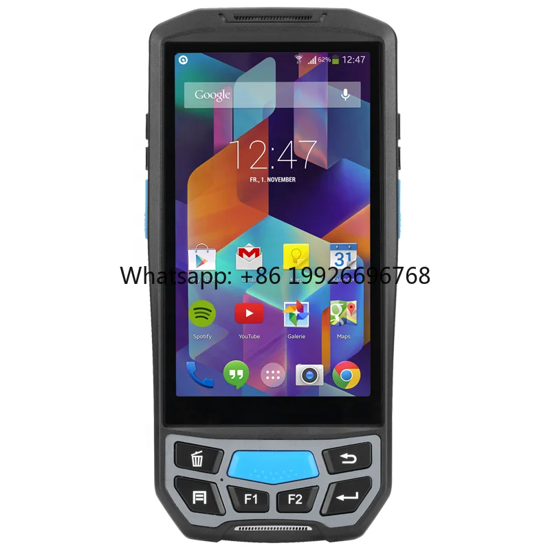 

Портативный защищенный терминал сбора данных Lecom (PDA) на Android с UHF/HF/13.56МГц RFID и NFC-ридером/писателем