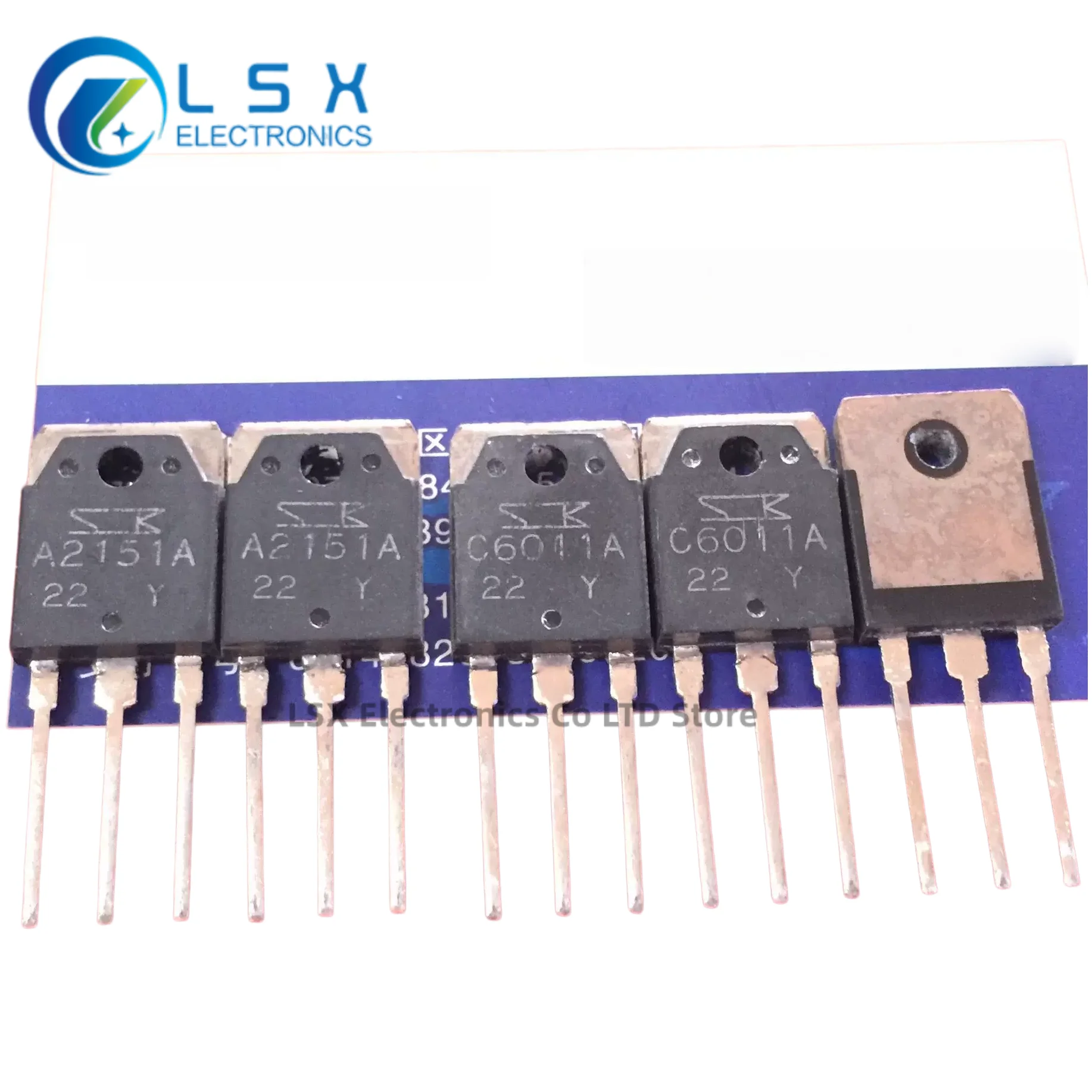 5Pairs-10Pairs A2151 C6011, 2SA2151 and 2SC6011 Audio Amplifier Matched Pairs