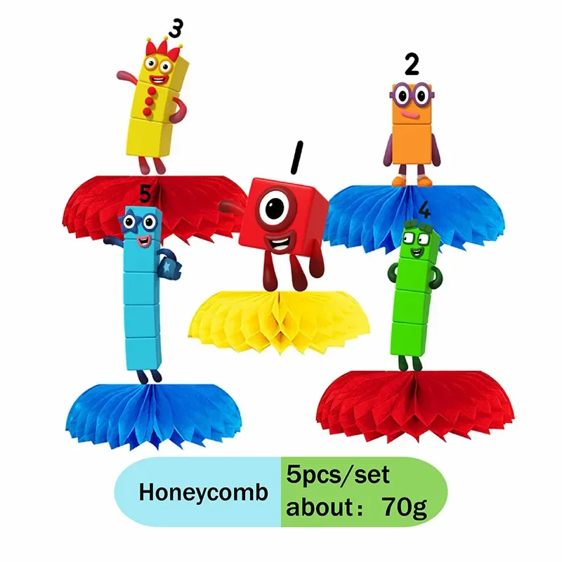 Cartoon Number Table Stickers 5