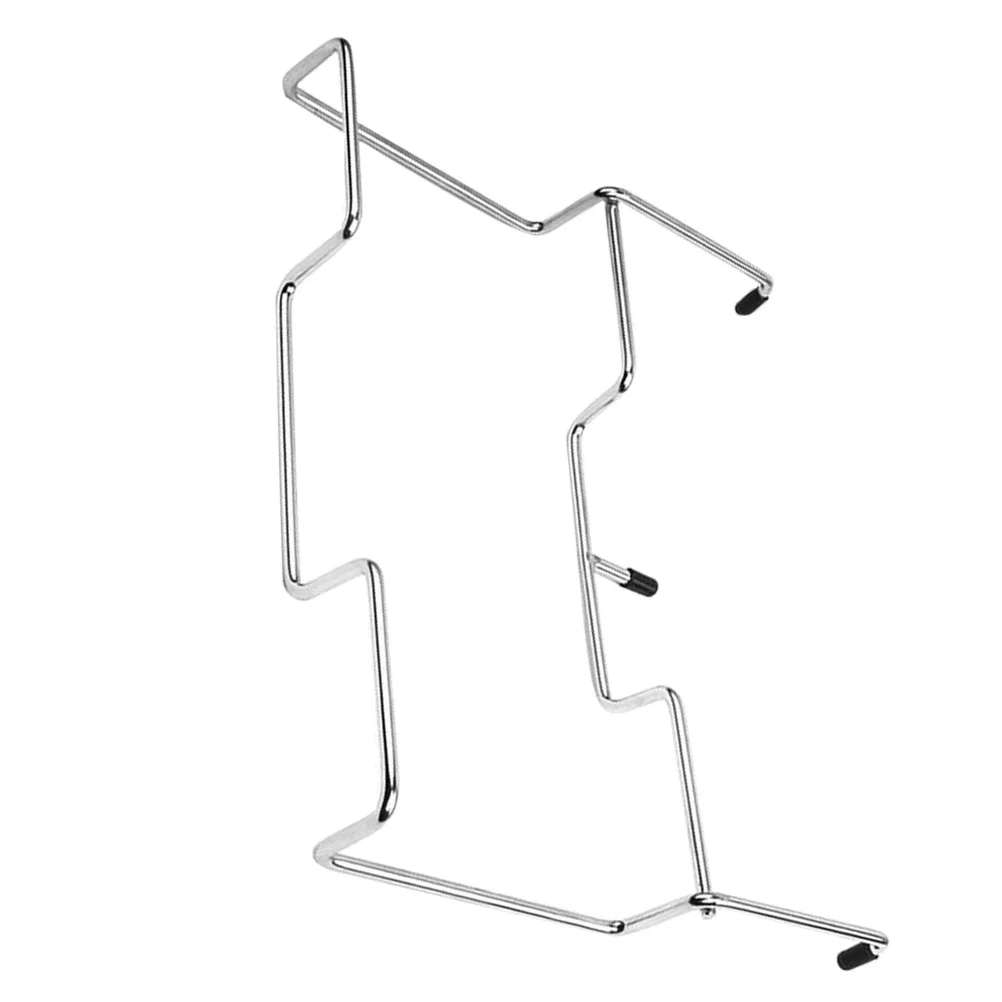 

Camping Trash Bag Holder Foldable Stainless Steel Garbage Bag Rack for Kitchen Pantry Bathroom Dormitory Laundry Garden Use