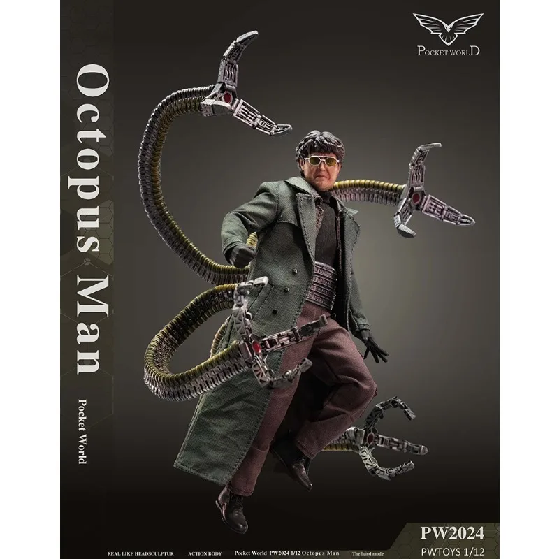 PWTOYS Original 1/12 Finished Actionable Precious Doll Series Doc Ock  Anime Toys Collectible Model Festival Gift for Boys