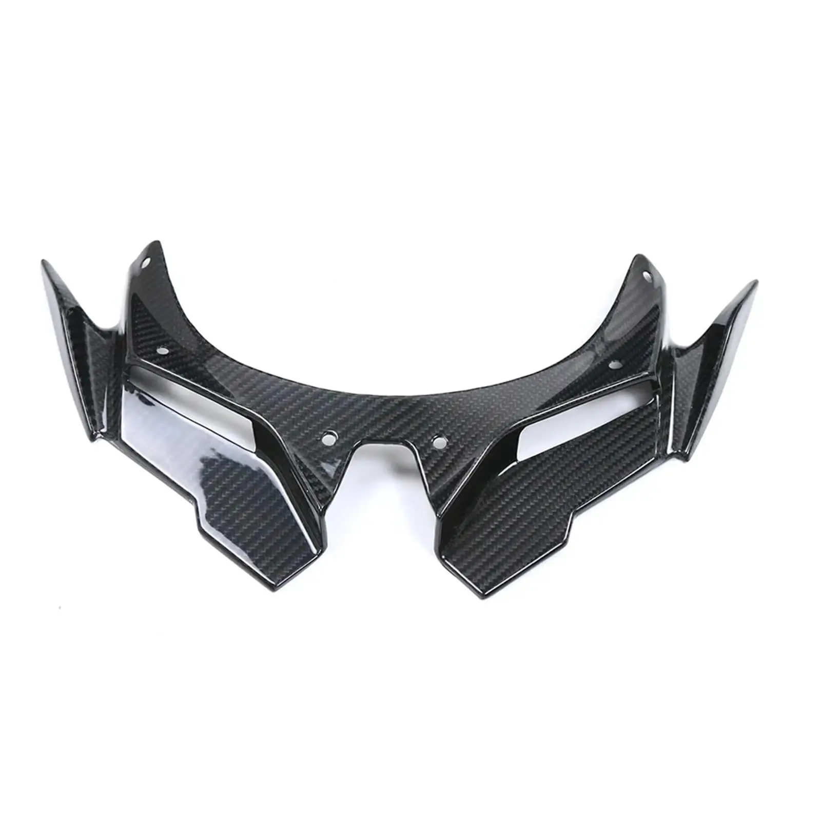 

For Kawasaki Ninja ZX-4R ZX-4RR ZX25R 2020-2024 Carbon Fiber Motorcycle Front Lower Wing Beak Winglets Cover