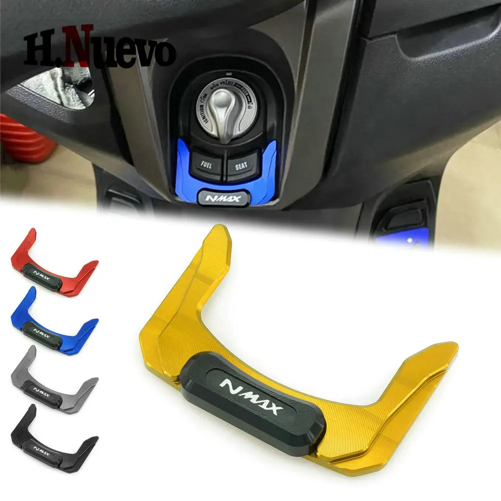 

Motorcycle Accessories Ignition Key Switch Lock Cover Cap For Yamaha NMAX155 NMAX125 NMAX150 160 2020 2021-2023
