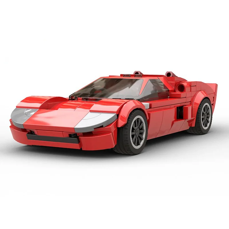 

MOC 1966 GT40 MKII Speed Champion, классическая модель автомобиля, гоночная детская игрушка, подарок, технология, строительные блоки