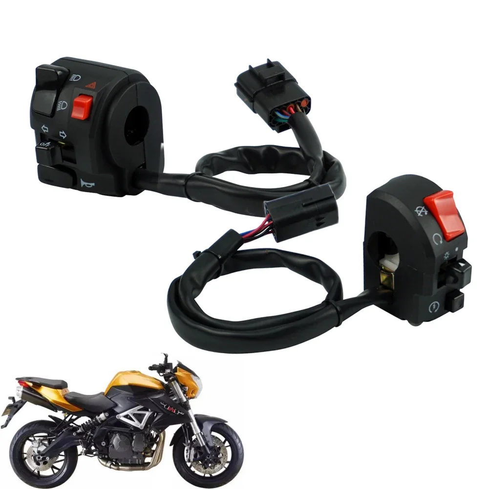 

Motorcycle Left Right Switch Handle Assy Headlight SwitchFor Benelli BJ600GS BN600 TNT600 Stels 600 Keeway RK6 BJ BN TNT 600