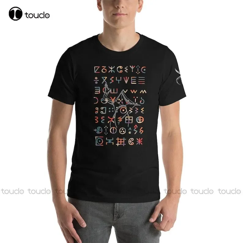 New T-Shirt With Amazigh Berber Kabyle Motifs And Tifinagh I Love My Boyfriend Shirt Streetwear Tshirt New Popular Retro Unisex