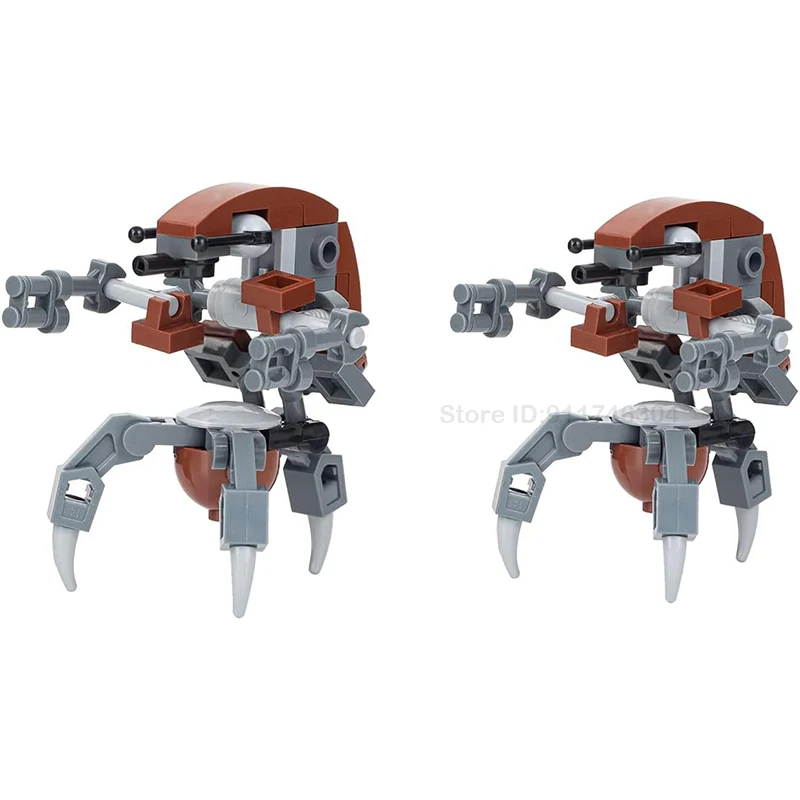 Moc Space Wars Destroyer Droid Droideka Sets The Clone Robot Destroyer Fighting Building Block Army Weapons Bricks Troopers