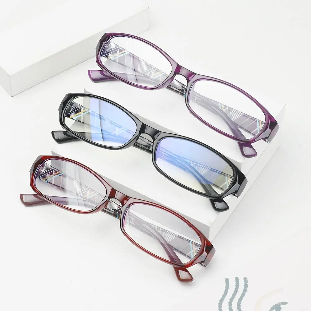 Bequeme, tragbare Blumen, elegante Lesebrille mit ultraleichtem Rahmen, Augenschutz, Anti-Blaulicht-Brille