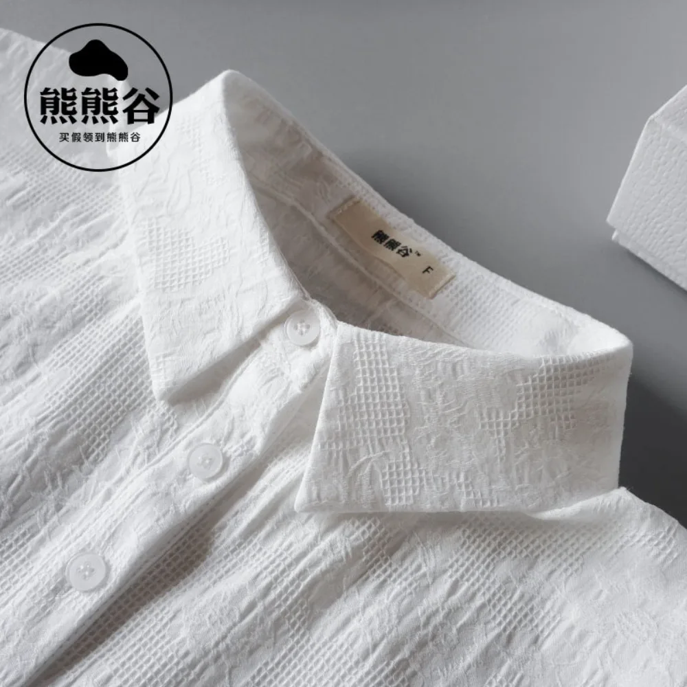 Женский универсальный воротник-стойка с рюшами, искусственный воротник для осенне-зимних свитеров, толстовок, рубашек