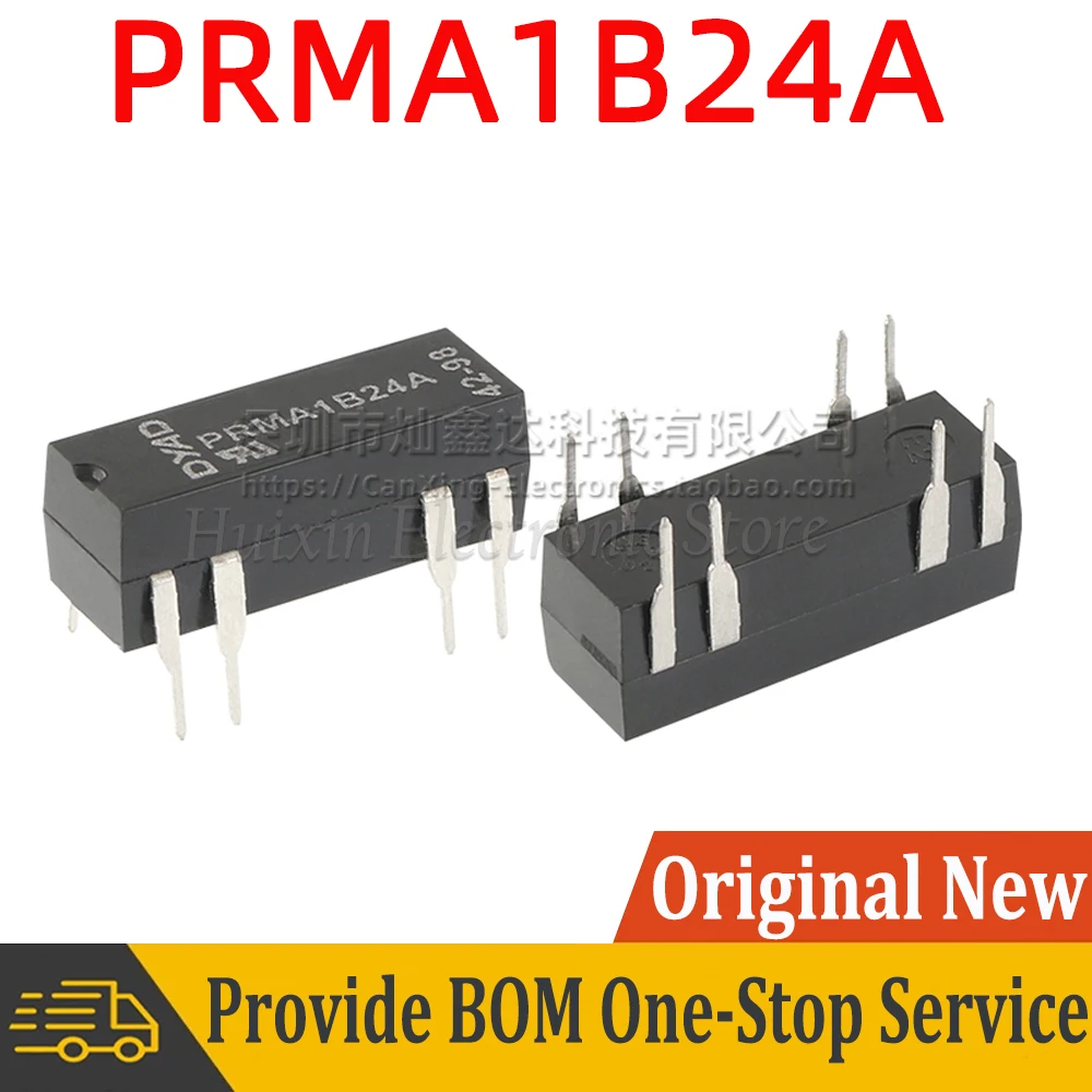 

PRMA1B24A PRMA1B24 DIP8 Dry Reed Relay 24V 1A 10W Normally Close Signle Pole Signle Throw SPST