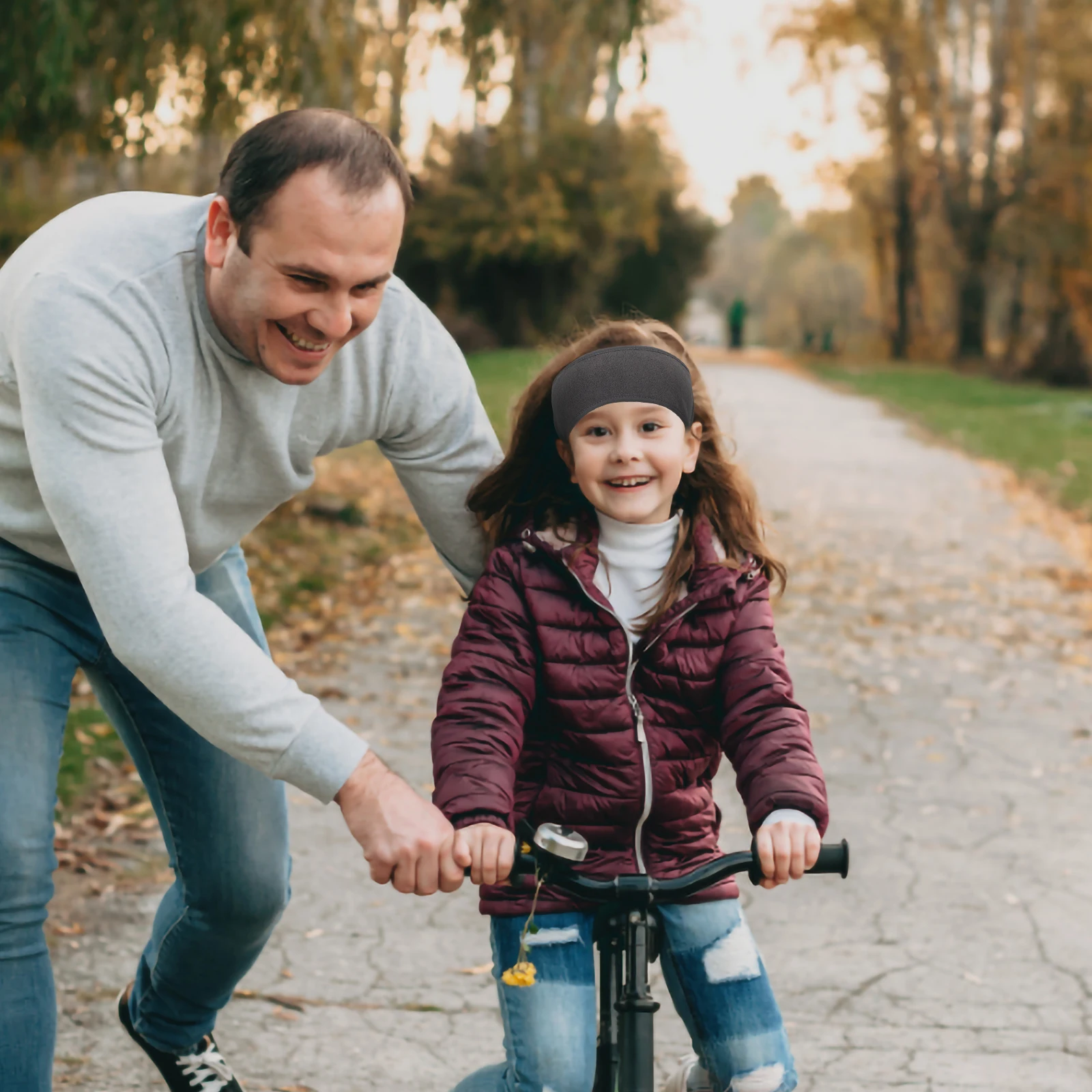 

4Pcs Outdoor Winter Headband Windproof Ear Protection Soft Breathable Sports Headband Cycling Hiking Comfortable Warm